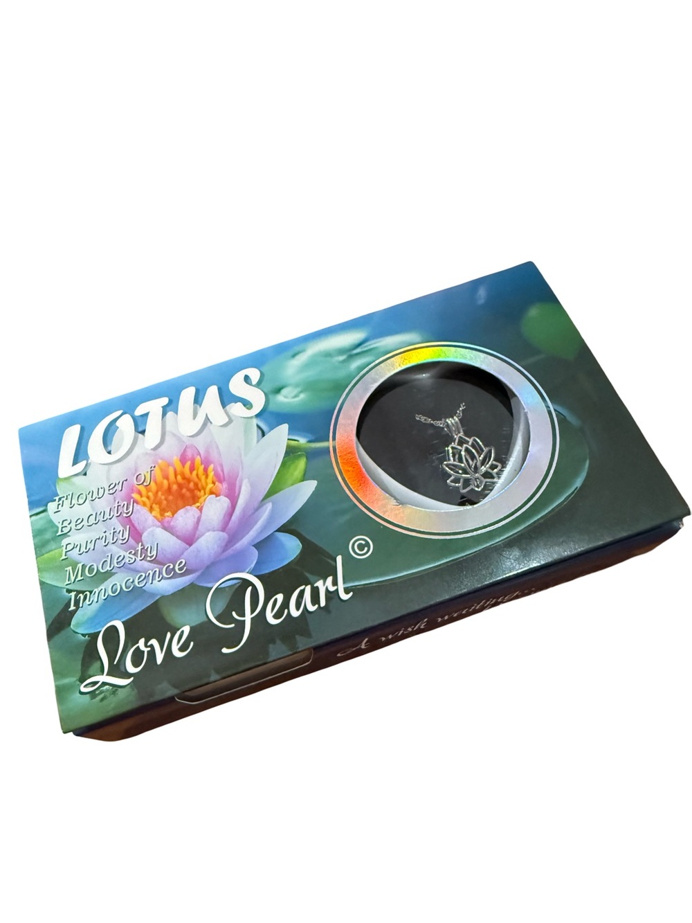 MilkyWay Wish Pearl Necklace Kit lotus Necklace Cage Locket Cultured Pearl